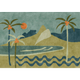 Janeiro Indigo Bossa Nova Mural by Tres Tintas (400x280cm)
