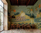 Janeiro Indigo Bossa Nova Mural by Tres Tintas (400x280cm)