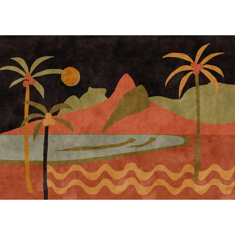 Janeiro Ebano Bossa Nova Mural by Tres Tintas (400x280cm)