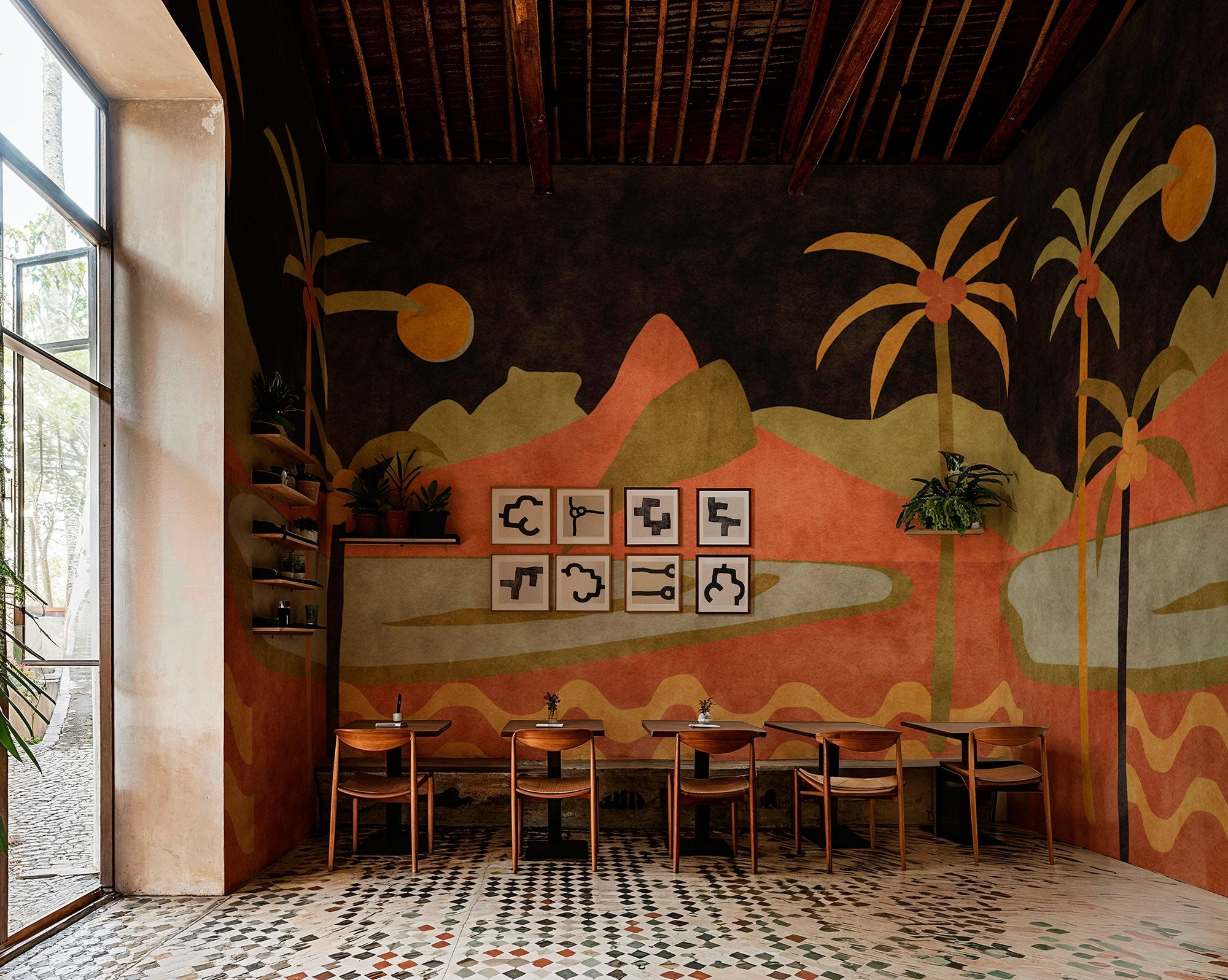 Janeiro Ebano Bossa Nova Mural by Tres Tintas (400x280cm)