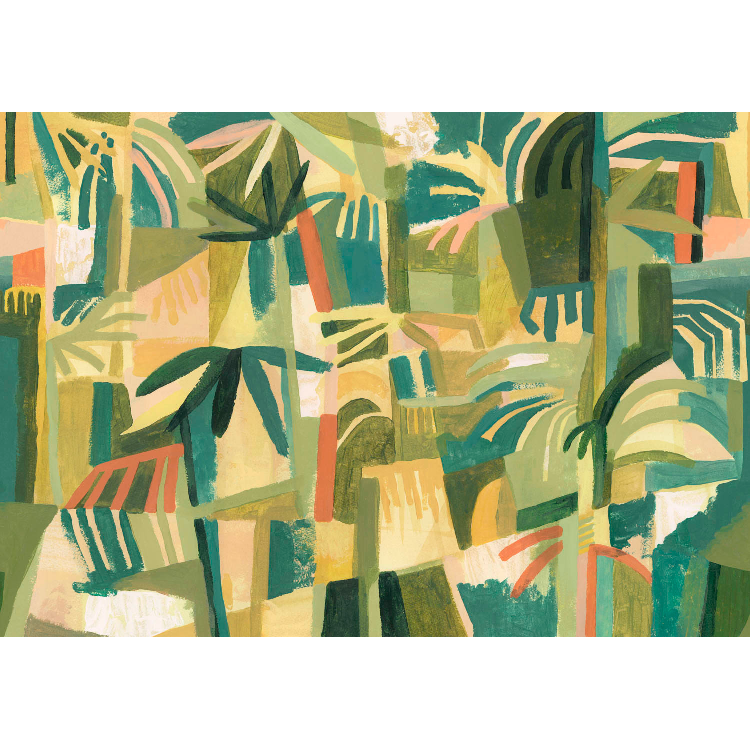 Amazonia Lima Bossa Nova Mural by Tres Tintas (400x280cm)