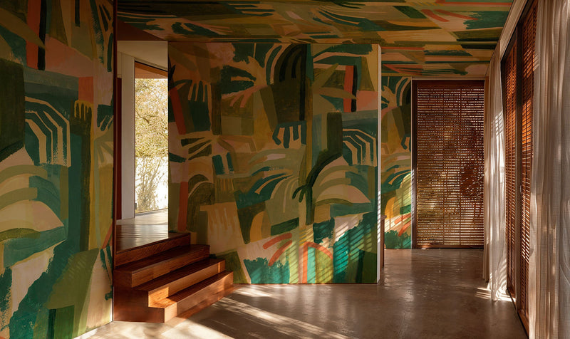 Amazonia Lima Bossa Nova Mural by Tres Tintas (400x280cm)