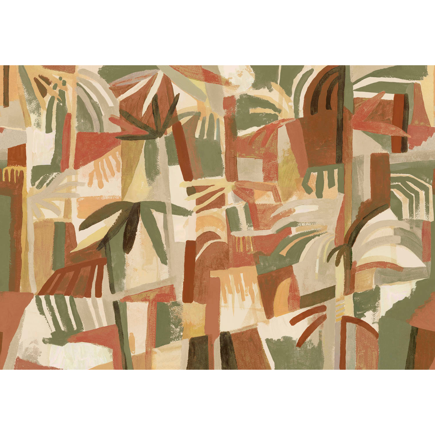 Amazonia Terracota Bossa Nova Mural by Tres Tintas (400x280cm)