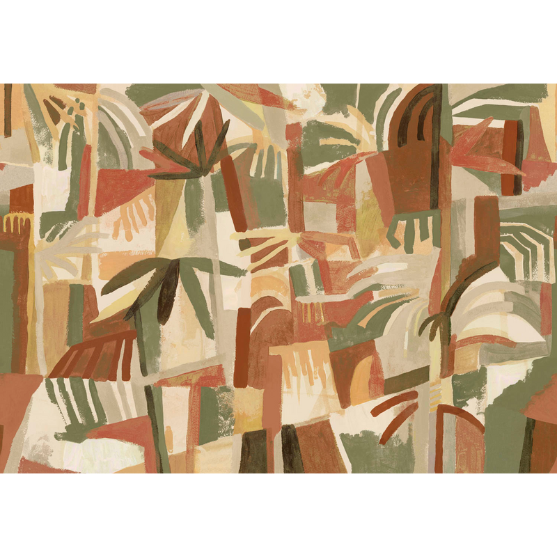 Amazonia Terracota Bossa Nova Mural by Tres Tintas (400x280cm)