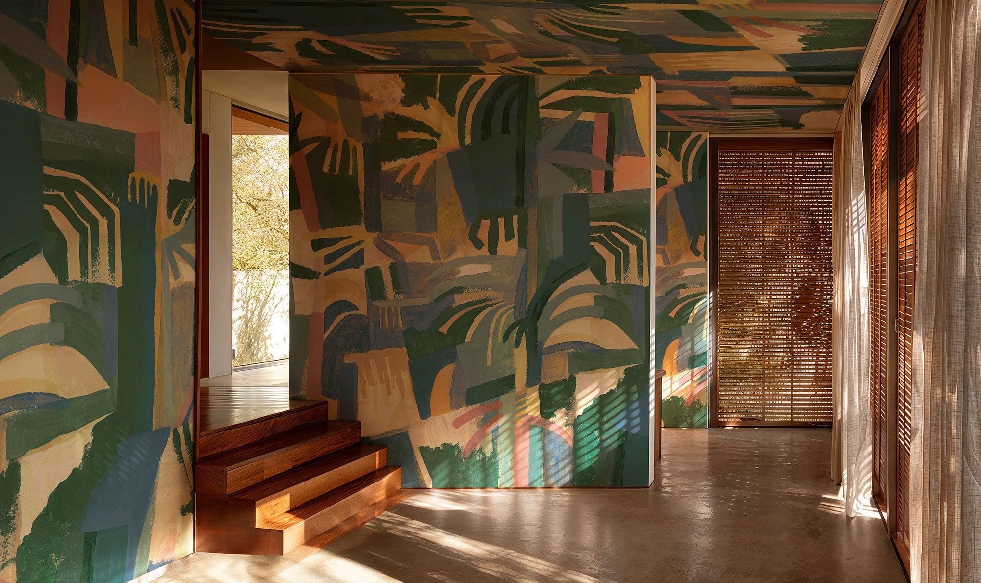 Amazonia Terracota Bossa Nova Mural by Tres Tintas (400x280cm)