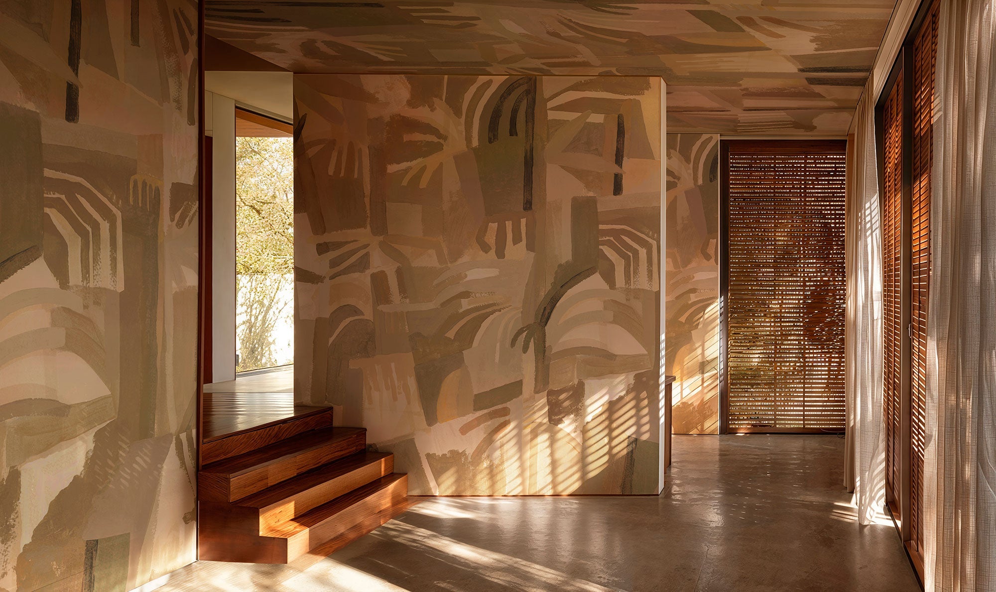 Amazonia Arena Bossa Nova Mural by Tres Tintas (400x280cm)