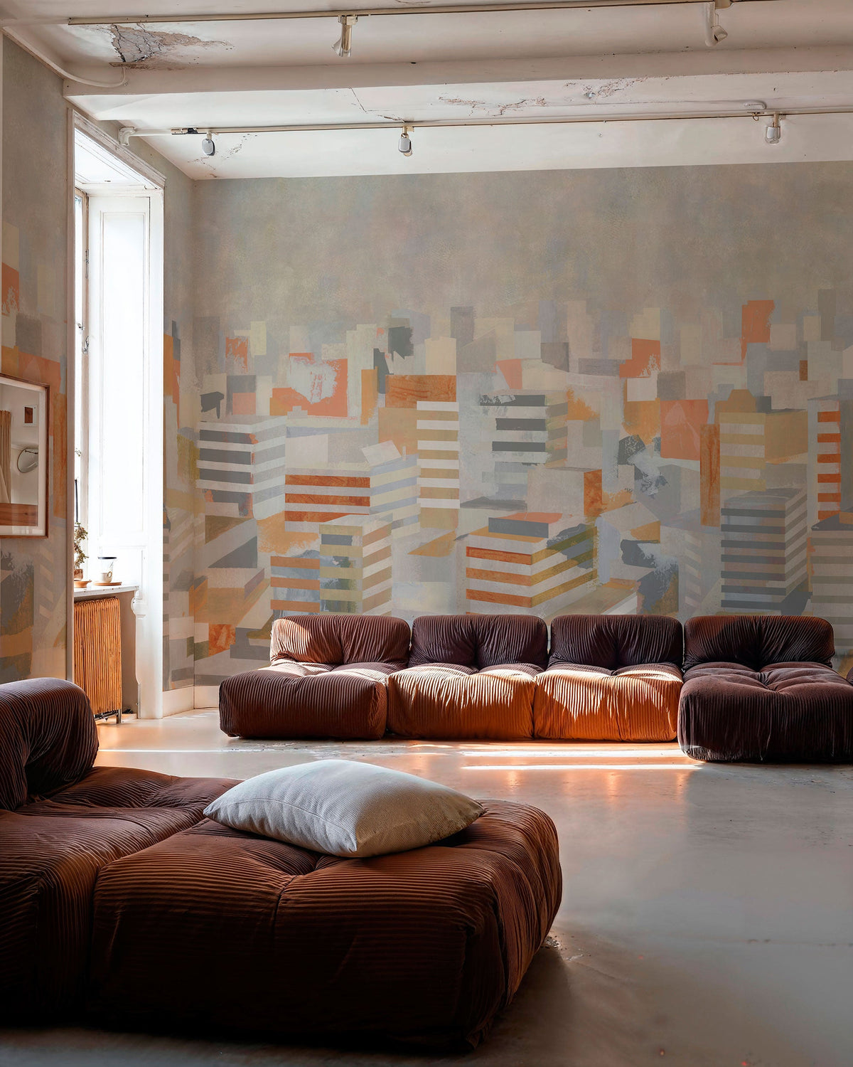 Skyline Winter Urban Tribe Mural by Tres Tintas (400x280cm)
