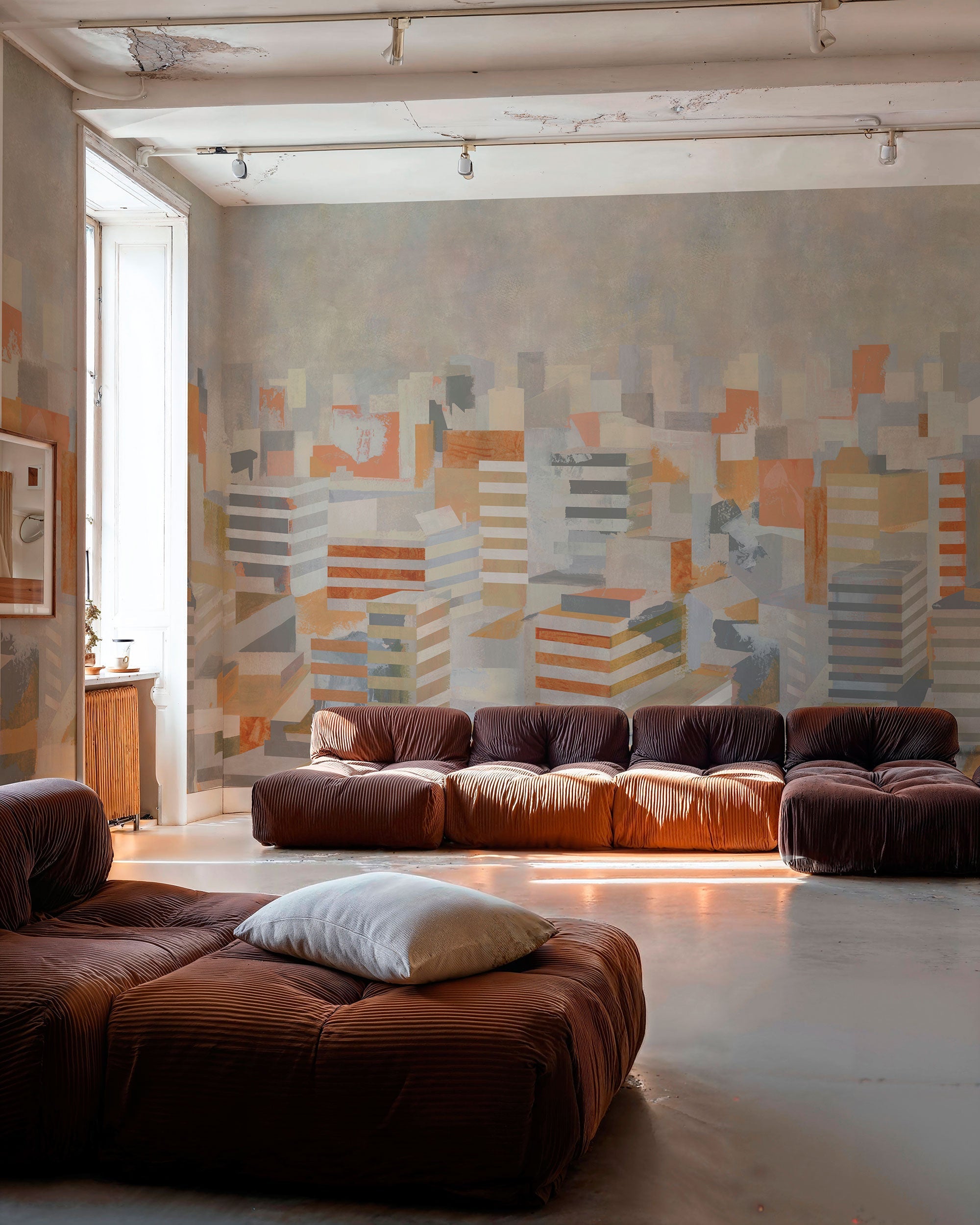 Skyline Winter Urban Tribe Mural by Tres Tintas (400x280cm)