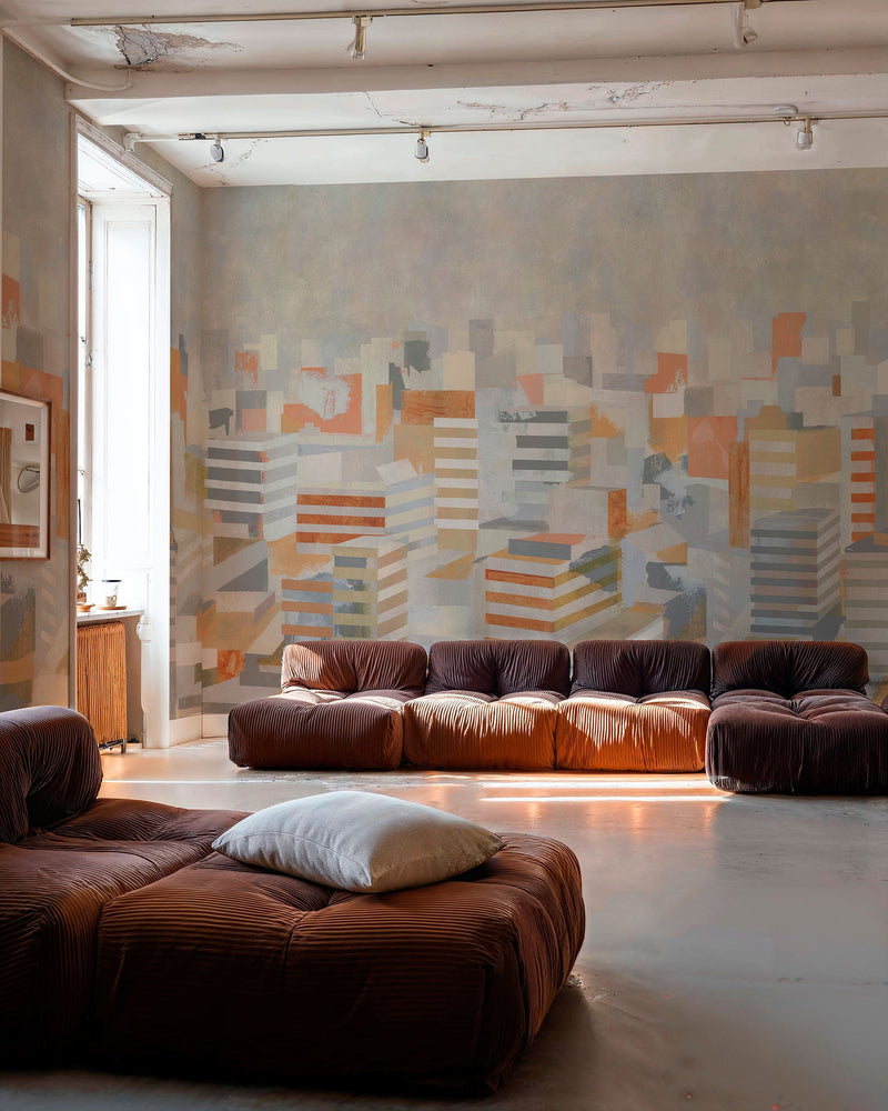 Skyline Winter Urban Tribe Mural by Tres Tintas (400x280cm)