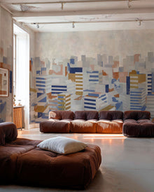 Skyline Sky Urban Tribe Mural by Tres Tintas (400x280cm)