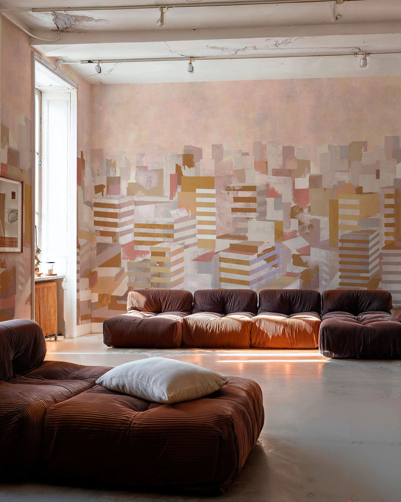 Skyline Autumn Urban Tribe Mural by Tres Tintas (400x280cm)