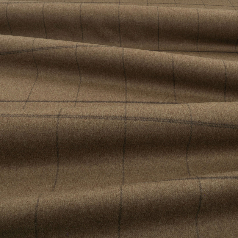 M711-01 Engawa Reversible Chestnut/ Hazel Engawa Fabric by Mark Alexander