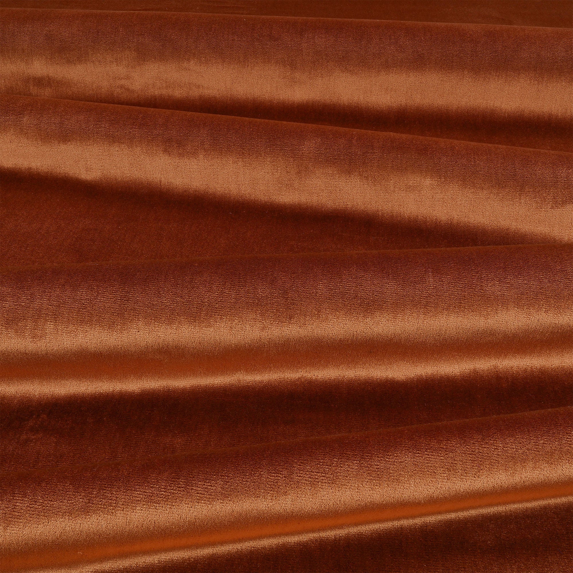 Silken Burnt Orange Silken Fabric by Mark Alexander