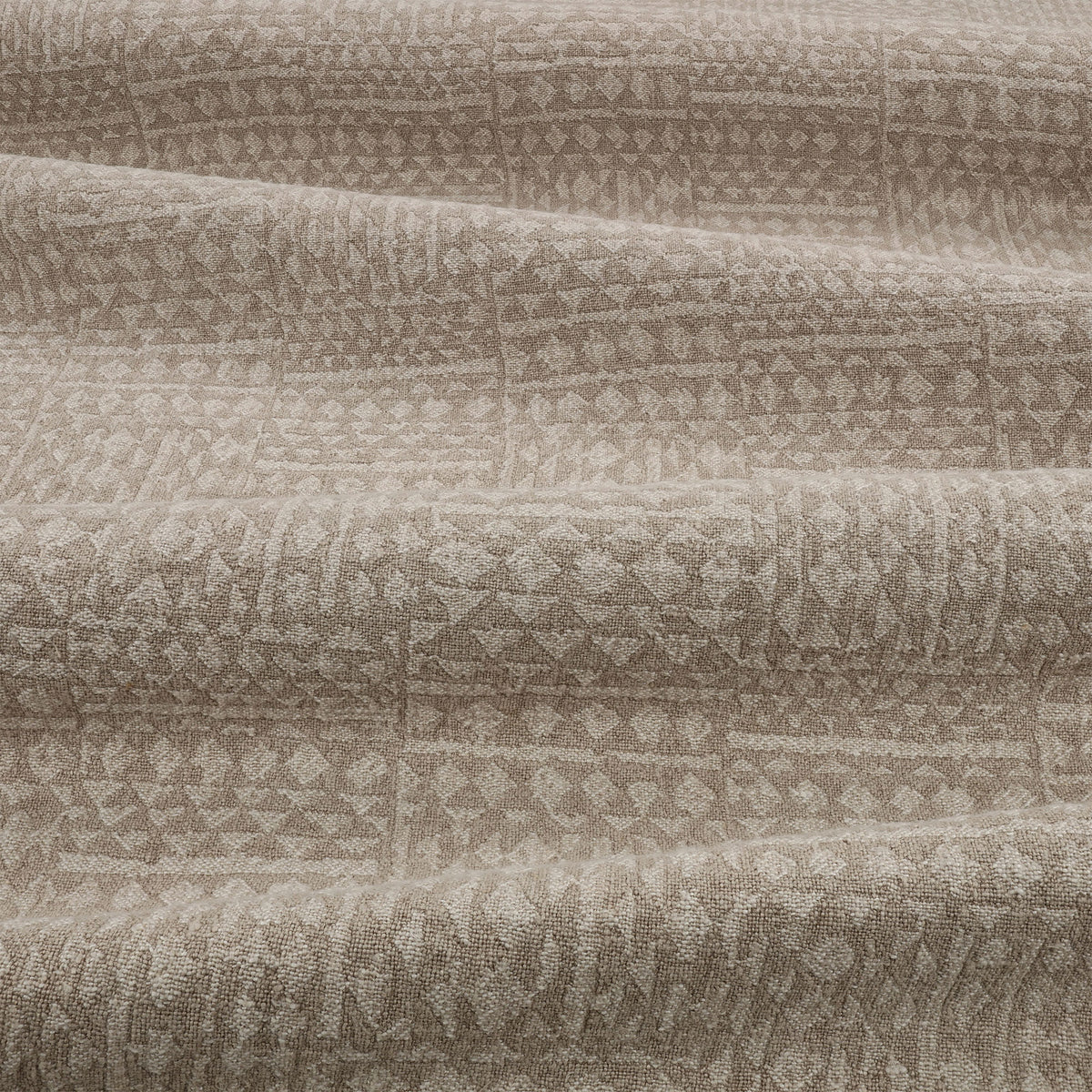 M719-01 Wari Reversible Natural Homespun Textures Fabric by Mark Alexander