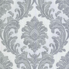 M95585 Milano Damask Silver Wallpaper by Fine DŽcor