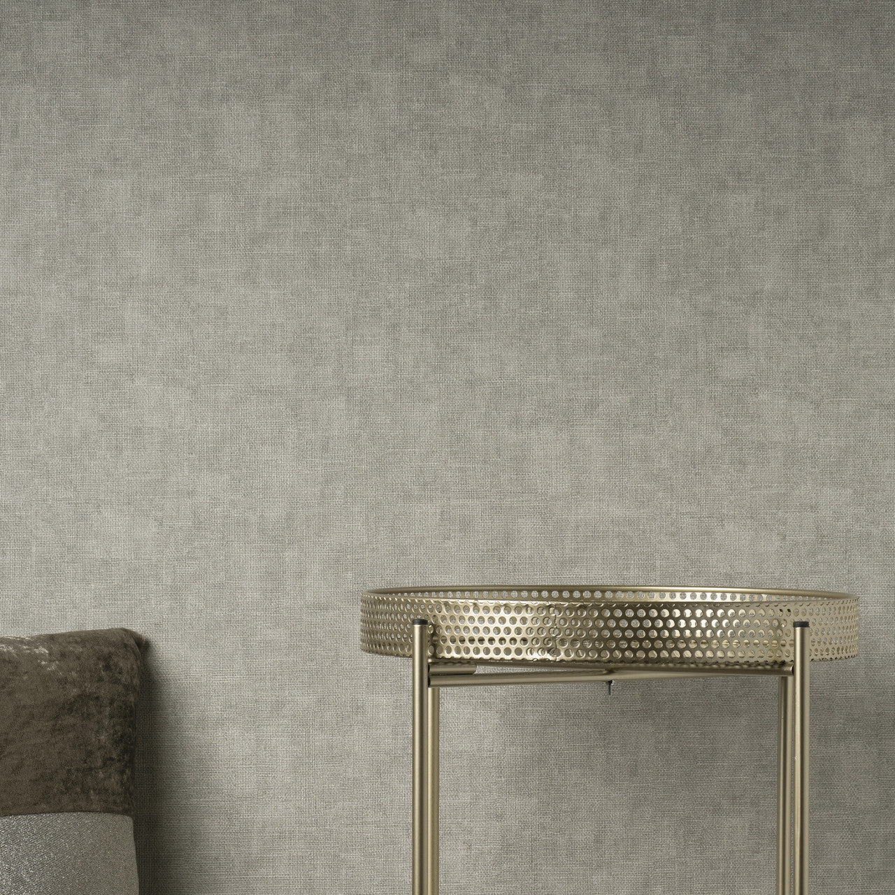 M95617 Hessian Grey Vymura Milano Wallpaper by Fine Decor