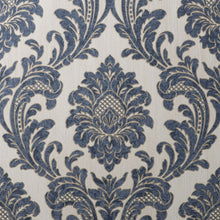 M95622 Milano Vymura Damask Blue Wallpaper by Fine DŽcor