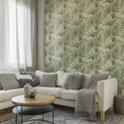 M95624 Milano Vymura Palm Leaf Green Wallpaper by Fine DŽcor