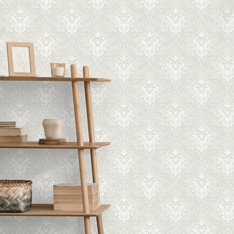 M95657 Florentine Damask Vymura Milano Wallpaper by Fine Decor