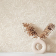 M95662 Aspen Leaf Natural Vymura Wallpaper by Fine Decor