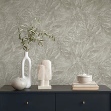 M95663 Aspen Leaf Stone Vymura Wallpaper by Fine Decor