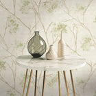 M95671 Sofia Sprig Green Vymura Wallpaper by Fine Decor