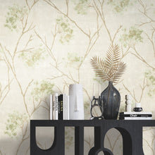 M95671 Sofia Sprig Green Vymura Wallpaper by Fine Decor