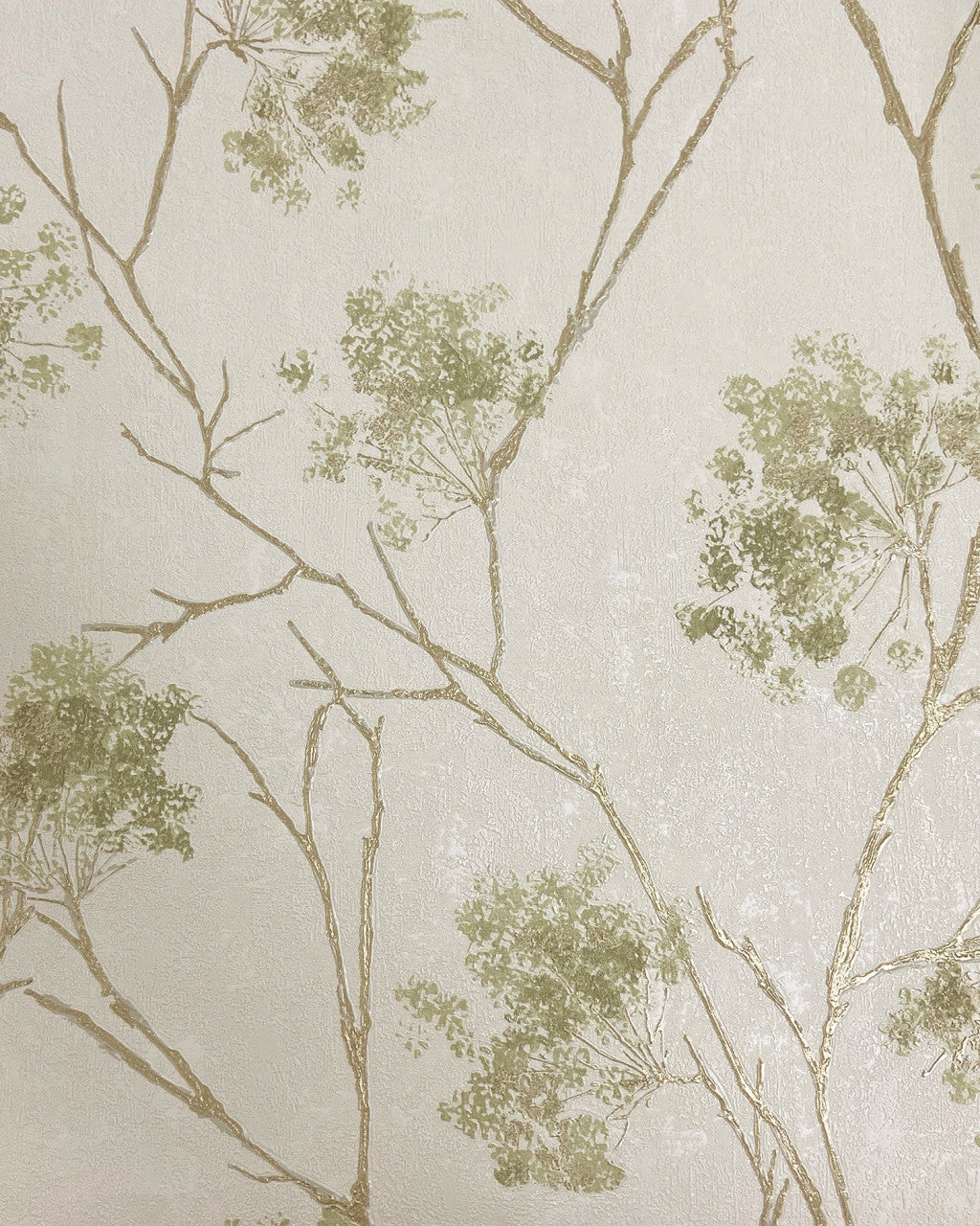 M95671 Sofia Sprig Green Vymura Wallpaper by Fine Decor