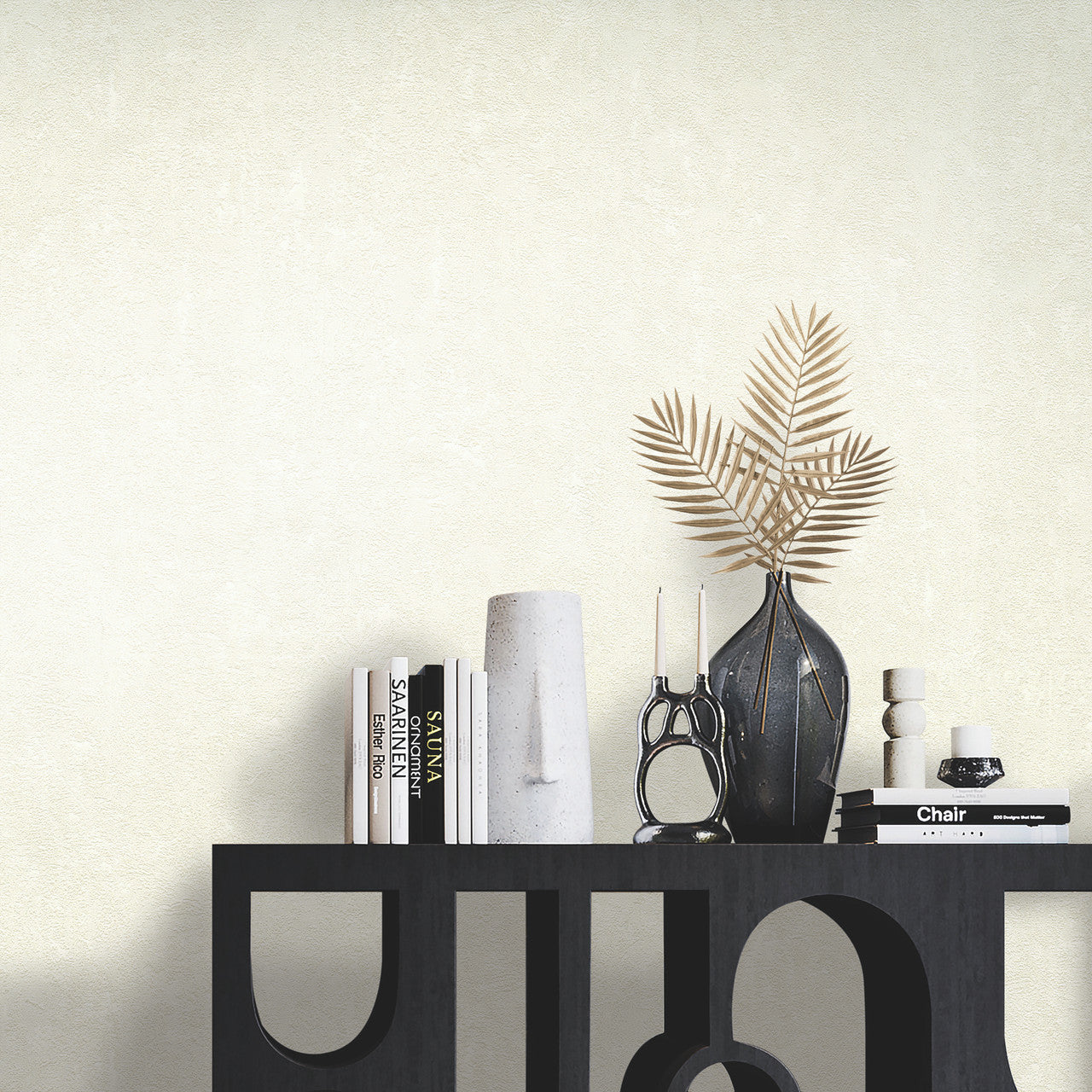 M95675 Sofia Texture Soft White Vymura Wallpaper by Fine Decor