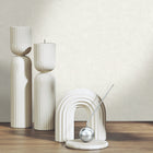 M95675 Sofia Texture Soft White Vymura Wallpaper by Fine Decor