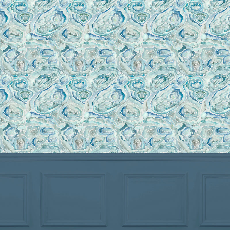 Malachite Cobalt Wallpaper by Voyage Maison | MALACHI/WPO/COB
