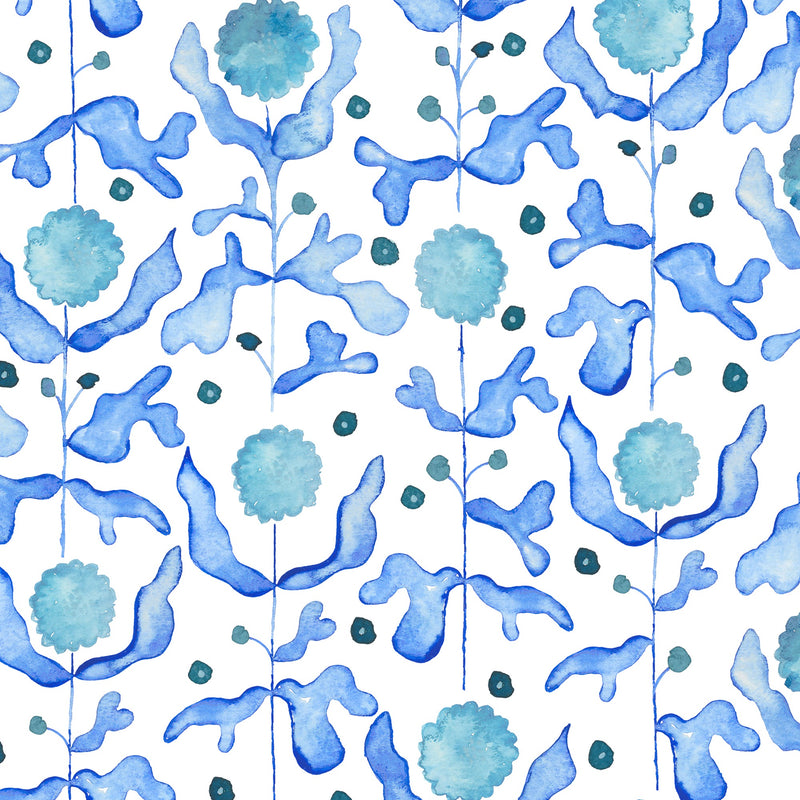 Mariani Cobalt Wallpaper by Voyage Maison | MARIANI/WPO/COB