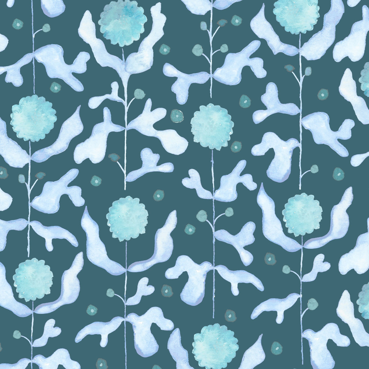 Mariani Teal Wallpaper by Voyage Maison | MARIANI/WPO/TEA