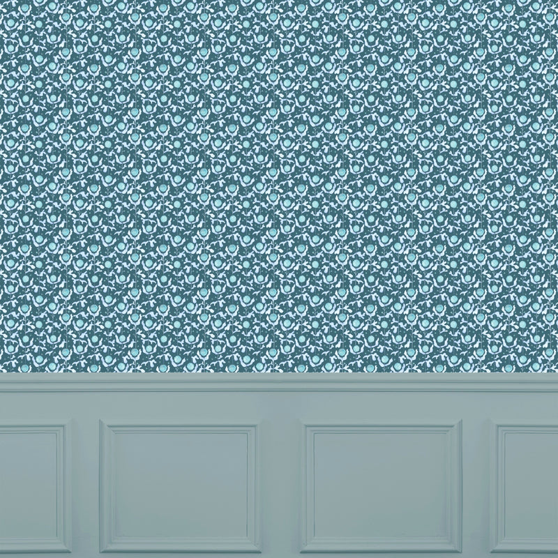 Mariani Teal Wallpaper by Voyage Maison | MARIANI/WPO/TEA
