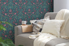 MC61011 Floral Bird Motif Maison Charme Wallpaper By Galerie