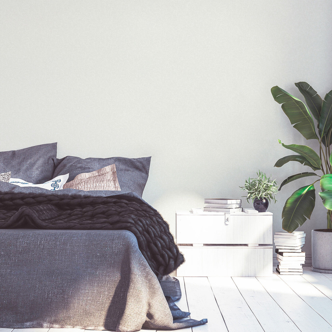 MC61013 Ditsy Leaf Motif Maison Charme Wallpaper By Galerie