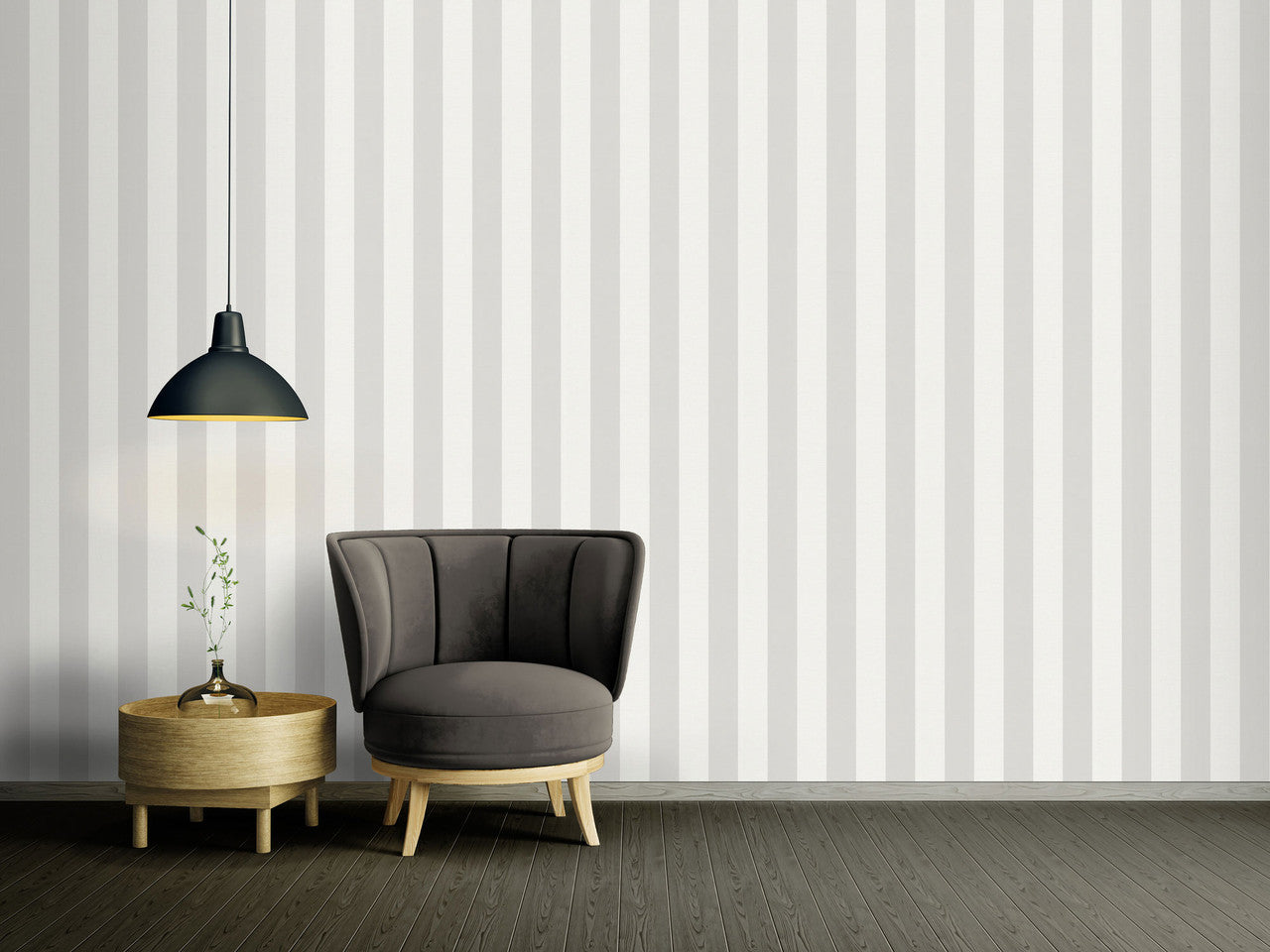MC61015 Stripe Motif Maison Charme Wallpaper By Galerie