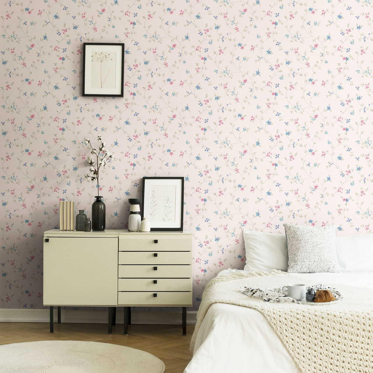 MC61021 Petit Floral Motif Maison Charme Wallpaper By Galerie