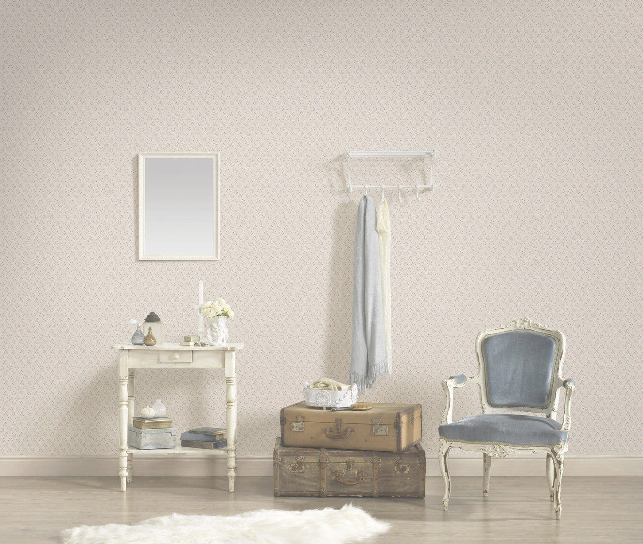 MC61023 Forget Me Not Motif Maison Charme Wallpaper By Galerie