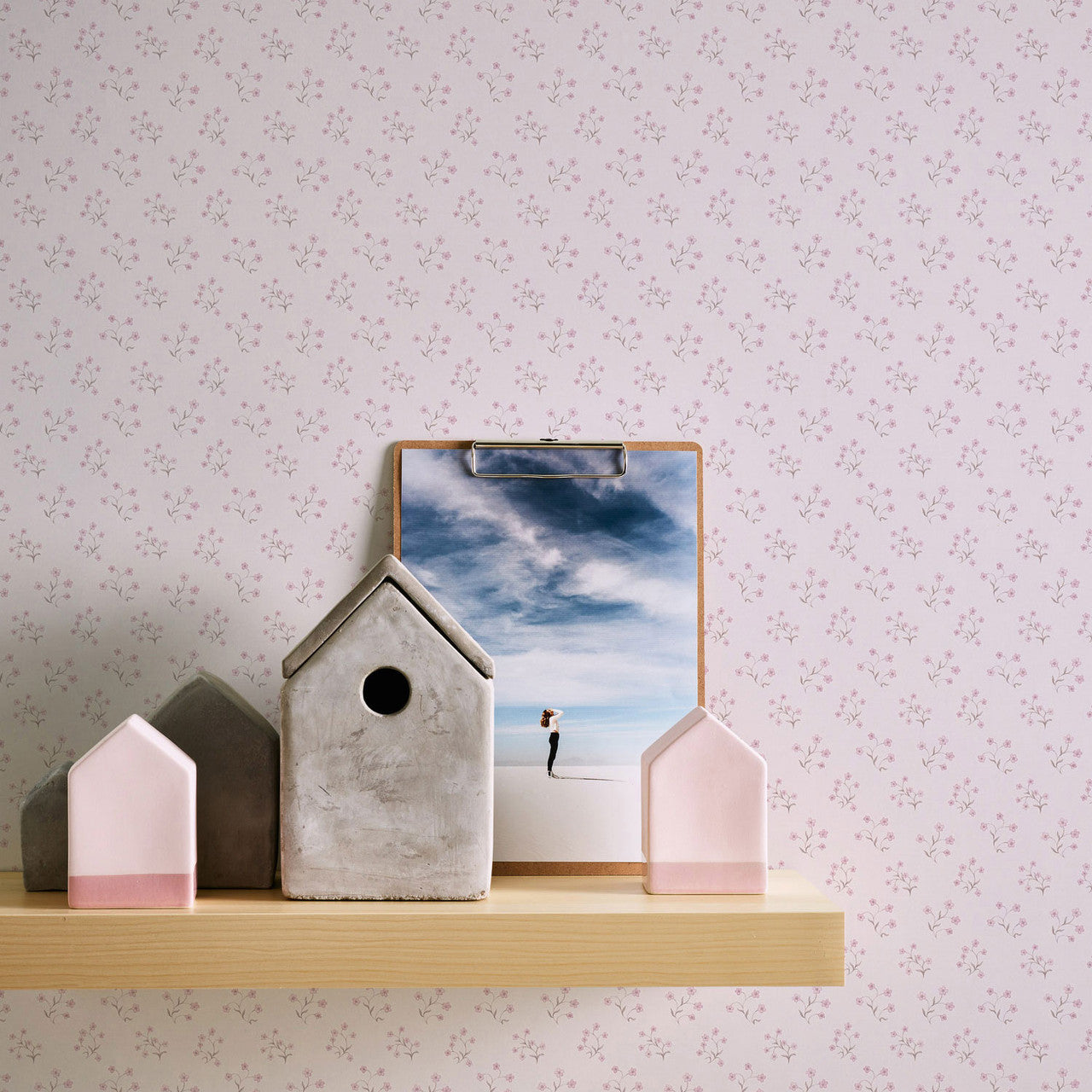 MC61031 Forget Me Not Motif Maison Charme Wallpaper By Galerie