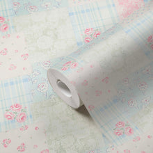 MC61038 Patchwork Vintage Floral Motif Maison Charme Wallpaper By Galerie