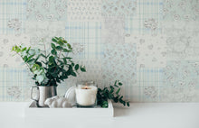 MC61044 Patchwork Vintage Floral Motif Maison Charme Wallpaper By Galerie