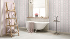 MC61049 Vintage Rose Stripe Motif Maison Charme Wallpaper By Galerie