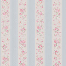 MC61051 Vintage Rose Stripe Motif Maison Charme Wallpaper By Galerie