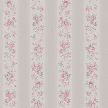 MC61053 Vintage Rose Stripe Motif Maison Charme Wallpaper By Galerie