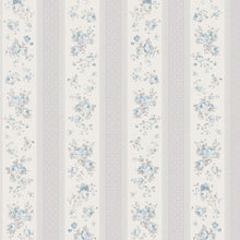 MC61055 Vintage Rose Stripe Motif Maison Charme Wallpaper By Galerie