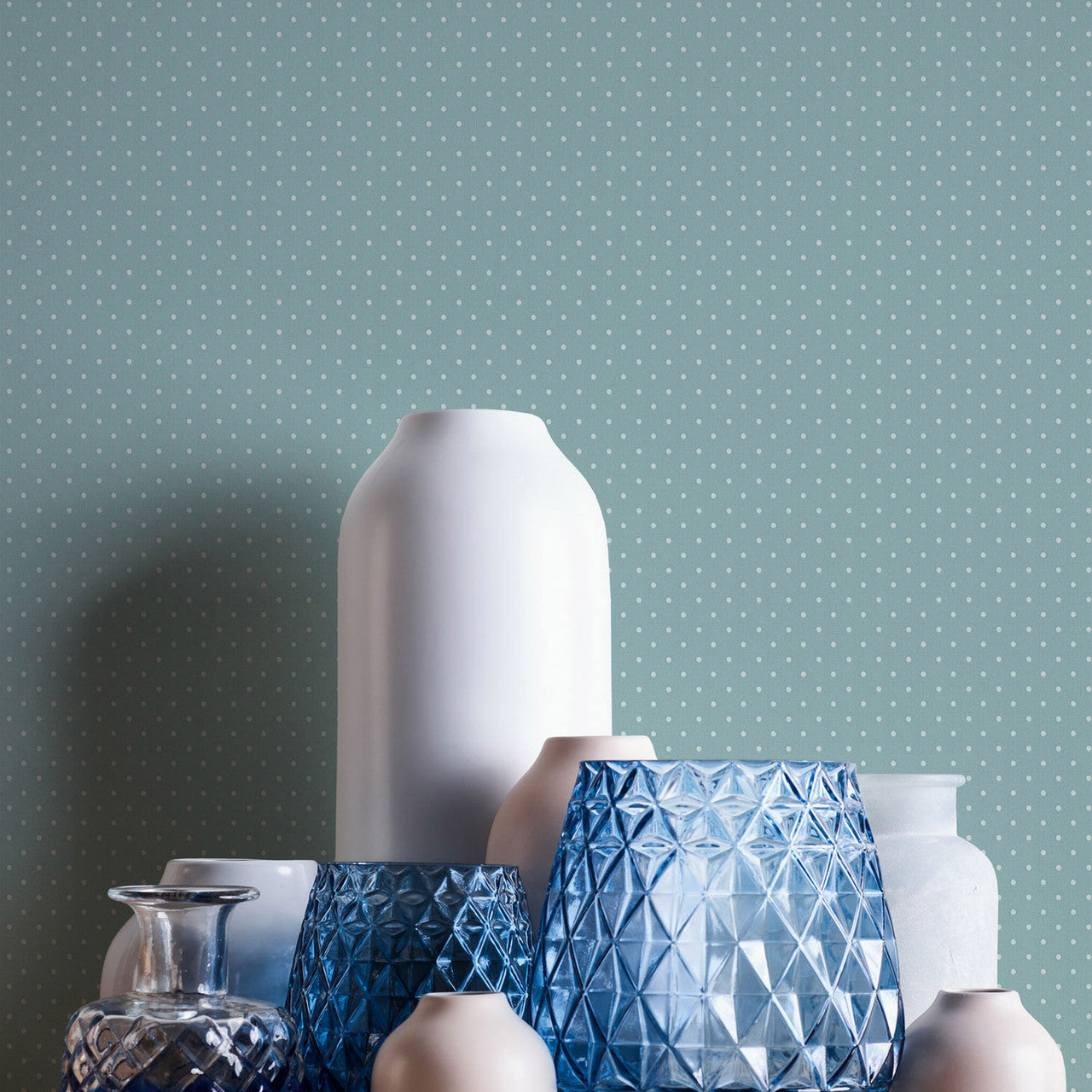 MC61056 Polka Dot Motif Maison Charme Wallpaper By Galerie