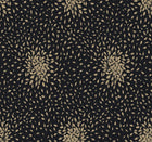 MD7102 Petite Leaves Black & Gold Modern Metals Wallpaper by York Wallcoverings