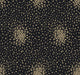 Petite Leaves Black & Gold Modern Metals Wallpaper by York Wallcoverings