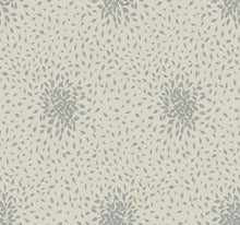 MD7105 Petite Leaves Beige & Silver Modern Metals Wallpaper by York Wallcoverings